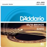 D ADDARIO EZ910 ������ ��� ������������ ������, ������, 85/15, Light, 11-52
