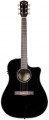 FENDER DG-60CE DREADNOUGHT BLACK W/FISHMAN� MINIQ PREAMP ������ �������-������������
